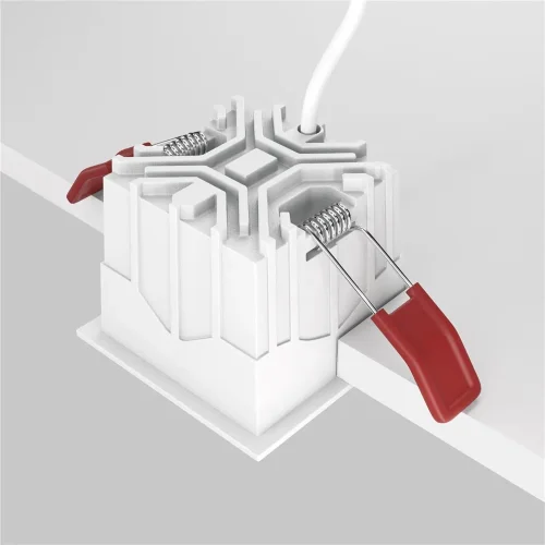 Встраиваемый светильник Альфа / Alfa LED 10 Вт 4000 К 36° с функцией диммирования (Белый) DL043-01-10W4K-D-SQ-WB - фото 12