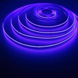 Светодиодная лента COB, 336 chip/m, blue, 12V, IP20, A233