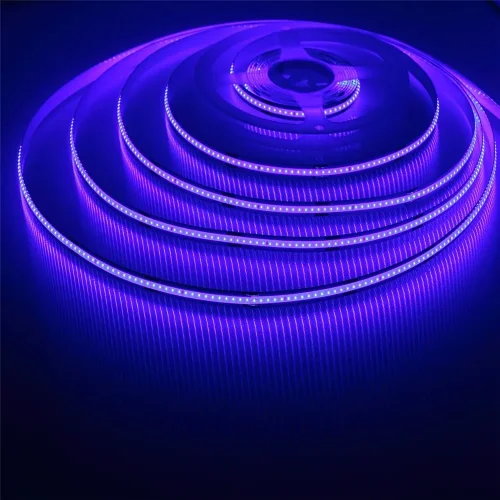 Светодиодная лента COB, 336 chip/m, blue, 12V, IP20, A233 - фото I