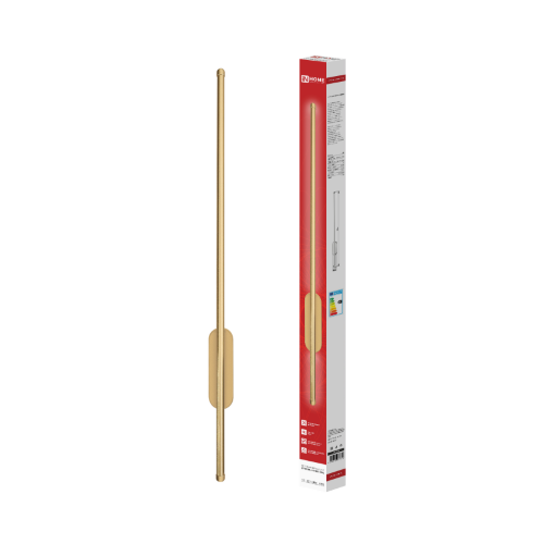 Светильник светодиодный ESTETIKA LUV-80B-40GL 15Вт 230В 4000K 1050Лм 800х50x25 золото IN HOME - Фото