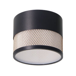 Светильник WOLTA WSL-GX53/12BG под лампу GX53 Черный / золотой RETE