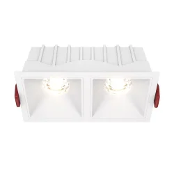 Встраиваемый светильник Alfa LED 3000K 2x10Вт 36° (Белый)
