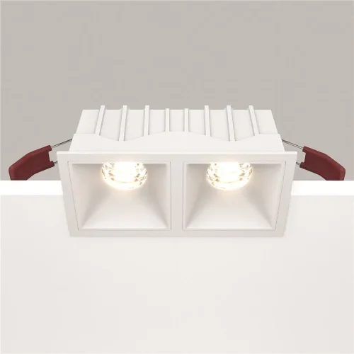 Встраиваемый светильник Alfa LED 3000K 2x10Вт 36° (Белый) - фото 5