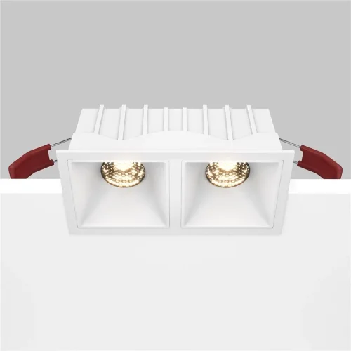 Встраиваемый светильник Alfa LED 3000K 2x10Вт 36° (Белый) - фото 15