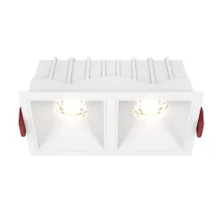 Встраиваемый светильник Альфа / Alfa LED 20 Вт 3000 К 36° (Белый) DL043-02-10W3K-SQ-W