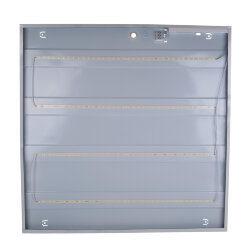ULP-Q105 6060-36W-6500K WHITE Светильник светодиодный потолочный универсальный, Дневной свет 6500K, Рассеиватель призма, Встроенный и-п, Корпус белый