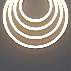 Гибкий неон 17x12 24В 10Вт/м 3000K IP67 5м (Белый)