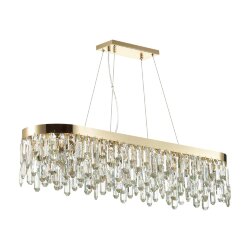 Люстра «ODEON LIGHT» 4986/12, серия: DAKISA (крепление на планке)