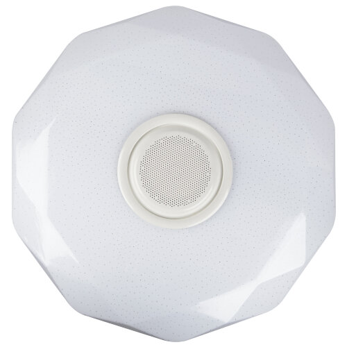 ULI-D292 70W-SW+RGB-50 VENUS O3 Cветильник светодиодный накладной с Bluetooth колонкой, Диммируемый, Пульт ДУ в-к, Теплый свет3000К-Белый свет4000К-Дневной свет6500К-RGB, 5400Лм, TM Uniel - фото 3