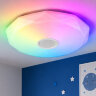 ULI-D292 70W-SW+RGB-50 VENUS O3 Cветильник светодиодный накладной с Bluetooth колонкой, Диммируемый, Пульт ДУ в-к, Теплый свет3000К-Белый свет4000К-Дневной свет6500К-RGB, 5400Лм, TM Uniel - фото 10