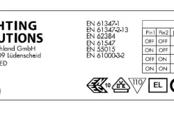 Драйвер для светодиодов линейный 63W/200-350мА 85-180V | DIP-переключатель | ECXe 350.331 | - Vossloh-Schwabe