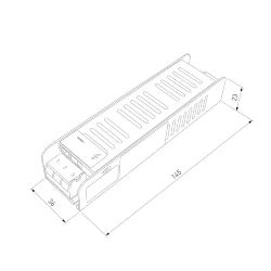 Блок питания для светодиодной ленты 12V 60W Трансформатор 12V 60W (043085)