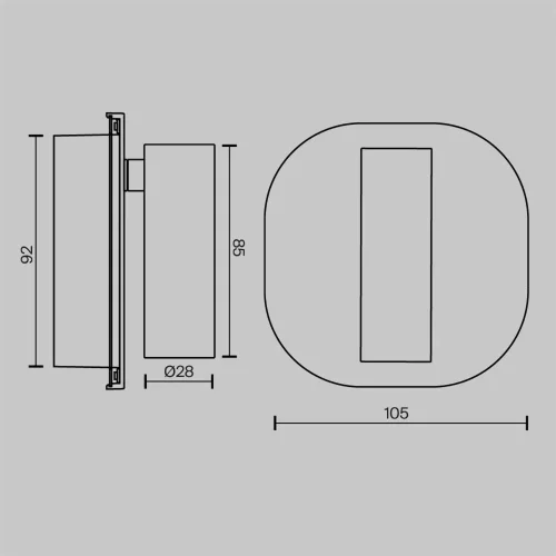 Настенный светильник Ego 2700-4000K 9Вт 30° (Белый) - фото 6