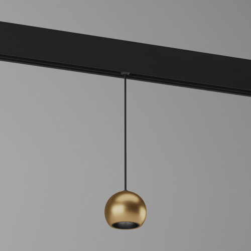 Трековый светильник 5W 4200K Event латунь Slim Magnetic - фото 1