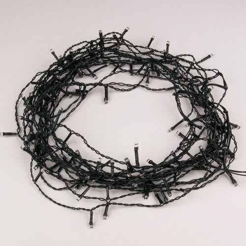 Гирлянда занавес на ель теплый белый 0,45*1,5м IP20 - Фото 3