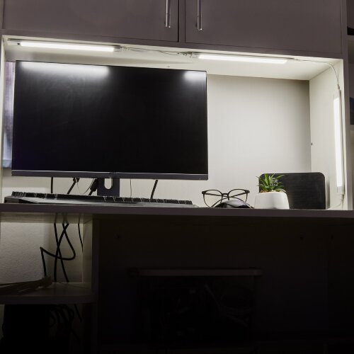 ULM-F44-3x3W-4500K-DIM SENSOR IP20 SILVER Светильники светодиодные для мебели, набор из 3-х шт, 300x35x6.5мм, 3x150Lm.ТМ Uniel - фото 9