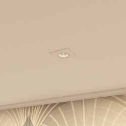 Встраиваемый светильник, IP 20, 50 Вт, GU10, белый, алюминий, Denkirs DK2038-WH