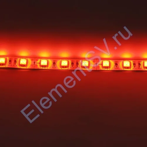 Светодиодная лента Standart PRO class, 5050, 60led/m, Red, 12V, IP65 - фото 4.