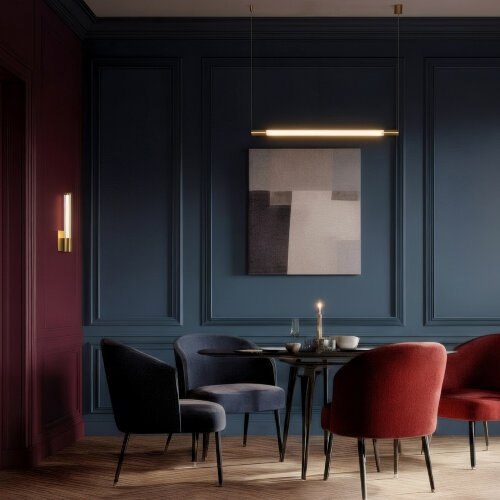 Светильник настенный AURA, 9 Вт, 3000К, 105?73x400 мм, алюминий+стекло, бронза. Фото 5