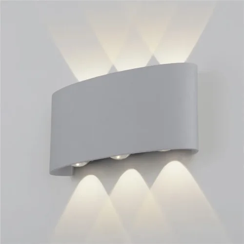 Пылевлагозащищенный светодиодный светильник Twinky Trio серый IP54 1551 Techno LED серый - фото