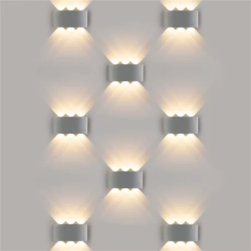Пылевлагозащищенный светодиодный светильник Twinky Trio серый IP54 1551 Techno LED серый - фото 3