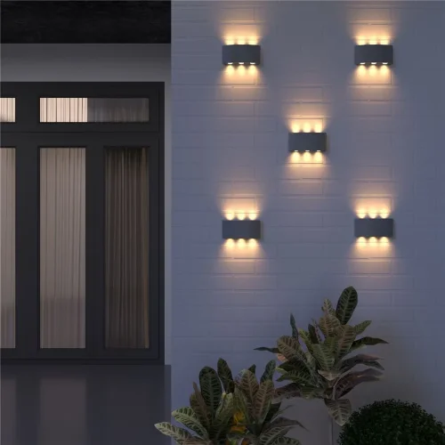 Пылевлагозащищенный светодиодный светильник Twinky Trio серый IP54 1551 Techno LED серый - фото 4