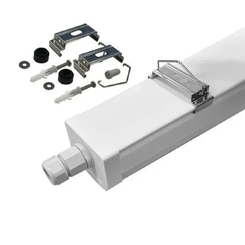 Светильник светодиодный промышленный линейный 46W/4000K | L=1200mm 6000Lm 50000h IP66 | Сквозная проводка | - Vossloh-Schwabe. Фото 4