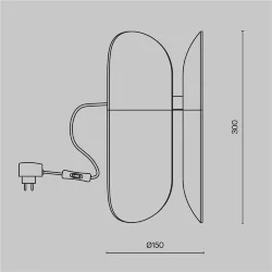 Настольный светильник Insight 3000К 6Вт (Черный)