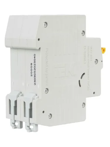 Выключатель автоматический модульный 2п C 40А 6кА ВА47-60M KARAT IEK MVA31-2-040-C - фото 3