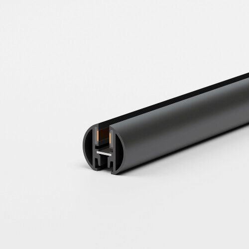 Mini Magnetic Шинопровод накладной Round черный O600 мм - Фото 2