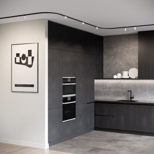 Mini Magnetic Шинопровод накладной Round черный O600 мм - Фото 3