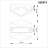 Уличный фасадный светильник «Novotech» 358574, серия: KAIMAS. Фото 2.