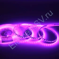 Светодиодная лента Standart Pro class, 2835, 120 led/m, 8mm, без скотча, violet, 24V, IP20, SL20