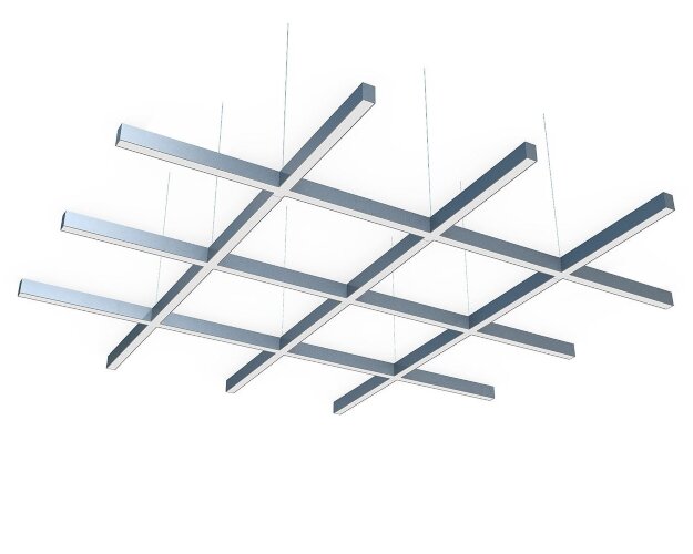 Х-образный алюминиевый соединитель профиля 7050 серый - фото 11