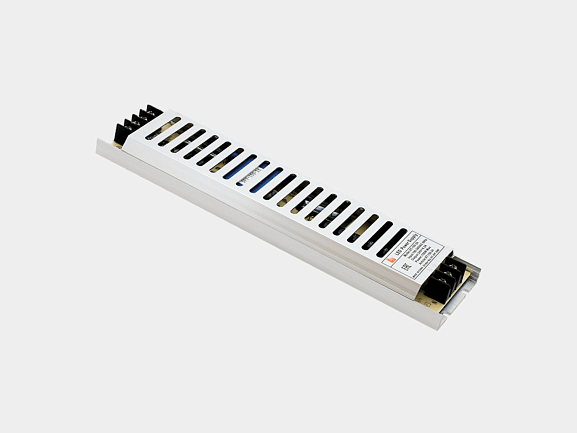 Ультратонкий блок питания для светодиодных лент в металлическом корпусе, IP20, 150W, 24V, XT-150-24. Фото 2