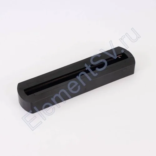 Трек для светильников 2L 0,2м NX5 (однофазный, 2 провода, черный) - фото.