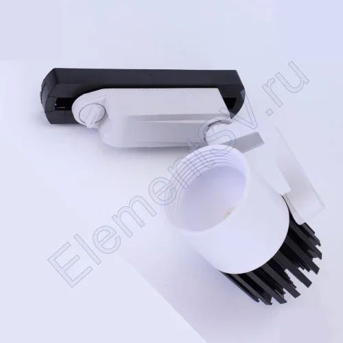 Трек для светильников 2L 0,2м NX5 (однофазный, 2 провода, черный) - фото 3.