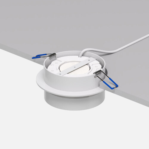 DK2100-WH Встраиваемый светильник NIKO, IP 20, до 15 Вт, GX53, LED, белый, акрил, алюминий. Фото 4