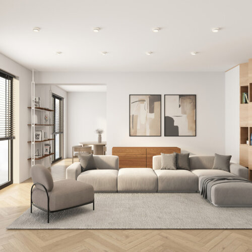 DK2100-WH Встраиваемый светильник NIKO, IP 20, до 15 Вт, GX53, LED, белый, акрил, алюминий. Фото 5