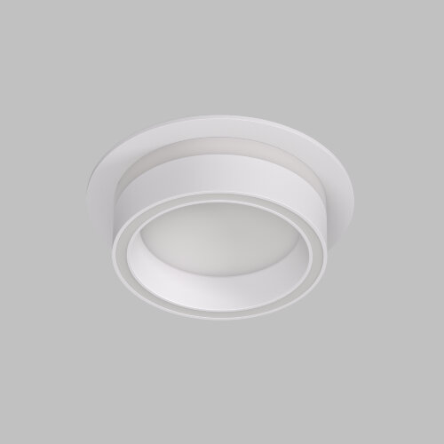 DK2100-WH Встраиваемый светильник NIKO, IP 20, до 15 Вт, GX53, LED, белый, акрил, алюминий. Фото 2