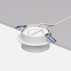 Встраиваемый светильник NIKO, IP 20, до 15 Вт, GX53, LED, белый, акрил, алюминий, Denkirs DK2100-WH