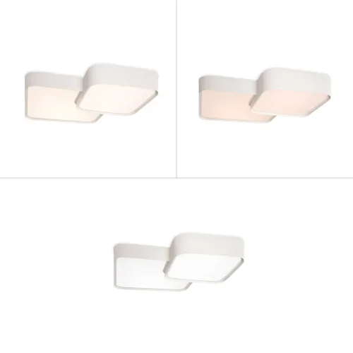 Потолочный светильник FR6095CL-L84W Площадь / Square 84 Вт LED с пультом ДУ (Белый) FR6095CL-L84W - фото 8
