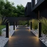 Ландшафтный светильник уличный Flat 3000K чёрный 1538 TECHNO LED черный - фото 3