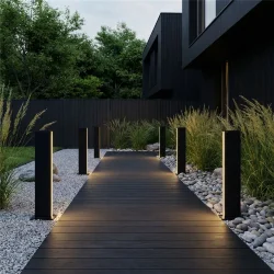 Ландшафтный светильник уличный Flat 3000K чёрный 1538 TECHNO LED черный (072089)
