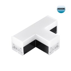 Светильник-соединитель &quot;Т&quot;- образный, в комплекте прямой соединитель, крепёжные планки, заглушки «Novotech» 359115, серия: BITS (крепление на планке)