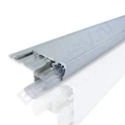 Алюминиевый профиль 458 (2000х59,2х23,7мм с рассеивателем)