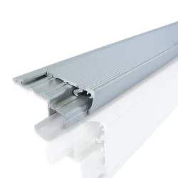 Алюминиевый профиль 458 (2000х59,2х23,7мм с рассеивателем)