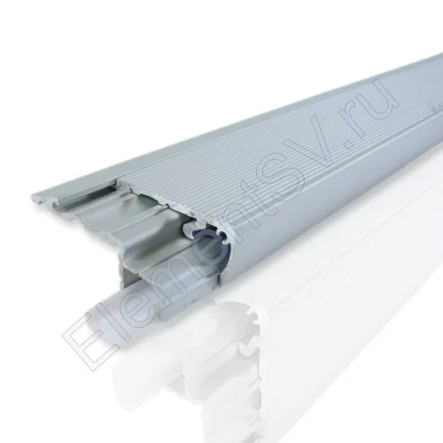 Алюминиевый профиль 458 (2000х59,2х23,7мм с рассеивателем) - фото.