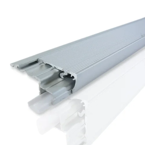 Алюминиевый профиль 458 (2000х59,2х23,7мм с рассеивателем) - фото I