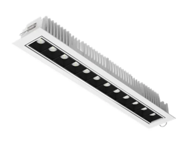 Светильник светодиодный DL-Stellar 354х62х45 30Вт 4000К 34град. поворотный встраив. бел. VARTON V1-R0-00410-10L25-2003040 - фото